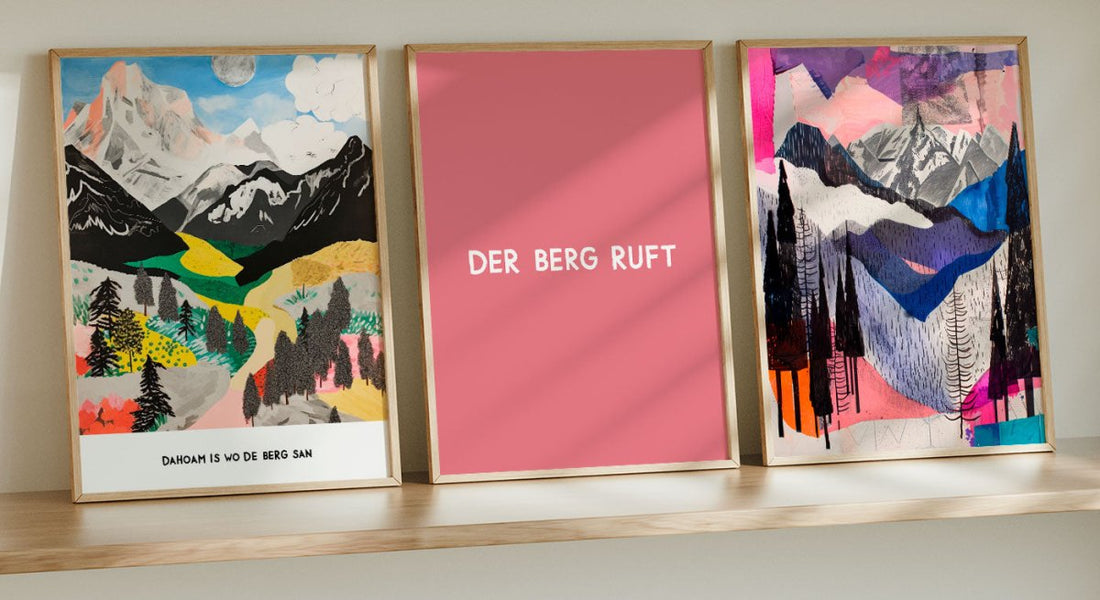 Faszination Bergwelt: Eine Auswahl der besten Alpen Poster - vonSUSI