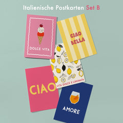 5er Set italienische Postkarten Set B - vonSUSI