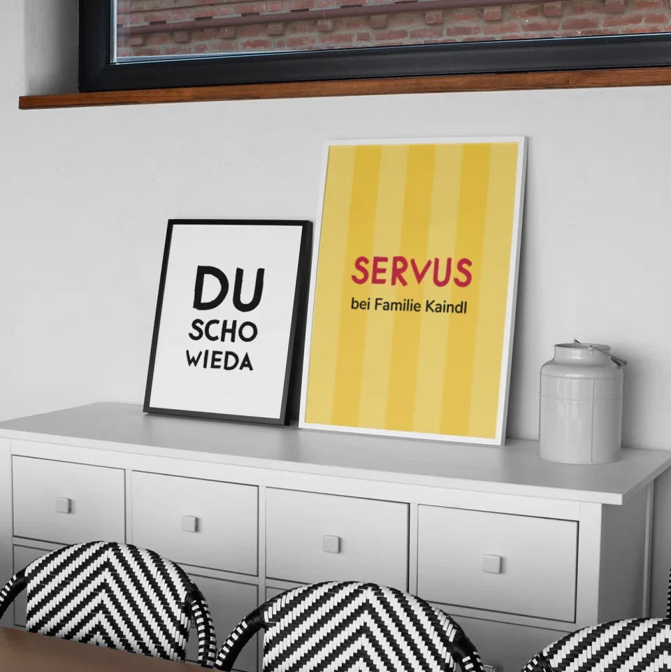 Personalisierbares-Servus-Poster