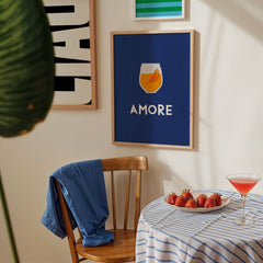 Aperol Poster mit Amore • italienisches Poster - vonSUSI