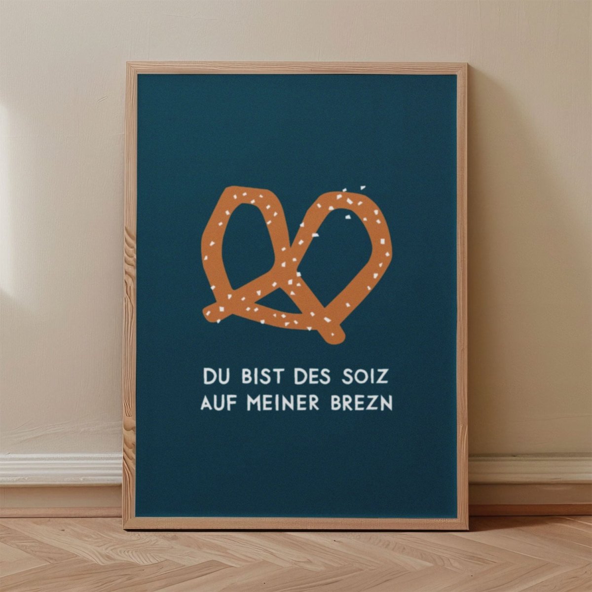 Brezn Poster • mit humorvollem, bayrischen Spruch - vonSUSI
