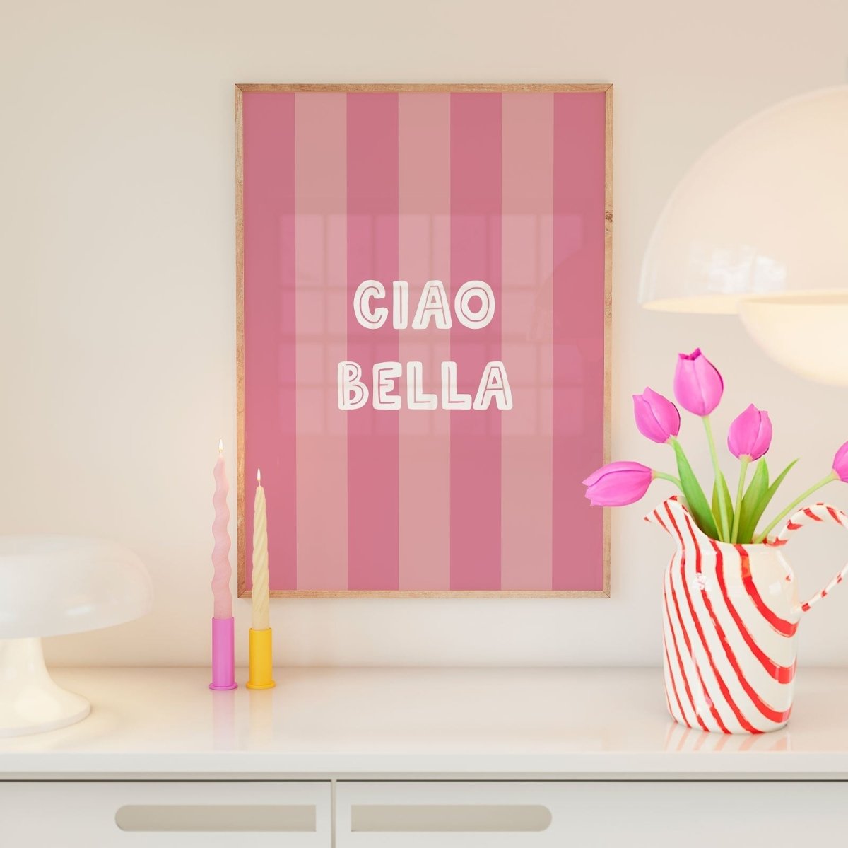 Ciao Bella Poster • modernes italienisches Poster - vonSUSI