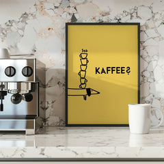 Dackelposter für Kaffeeliebhaber - vonSUSI