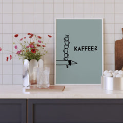 Dackelposter für Kaffeeliebhaber - vonSUSI