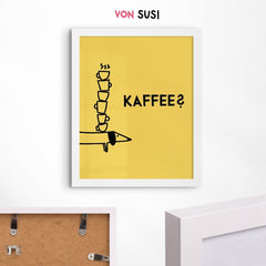 Dackelposter für Kaffeeliebhaber - vonSUSI