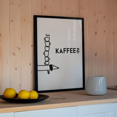 Dackelposter für Kaffeeliebhaber - vonSUSI