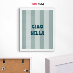 Ciao Bella Poster • modernes italienisches Poster