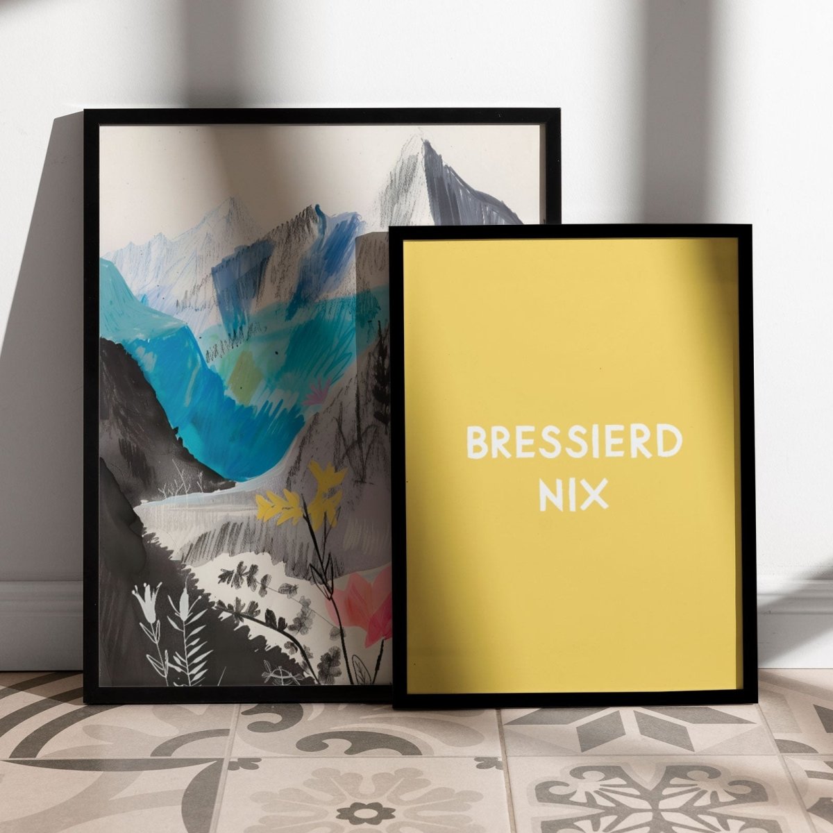 Lustiges bayerisches Poster "Bressierd nix" - vonSUSI