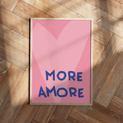 More Amore Poster • Poster mit Herz - vonSUSI