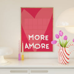 More Amore Poster • Poster mit Herz - vonSUSI