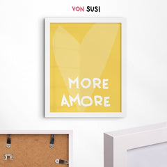 More Amore Poster • Poster mit Herz - vonSUSI