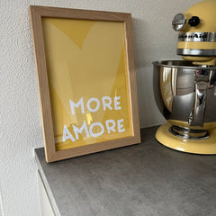 More Amore Poster • Poster mit Herz - vonSUSI