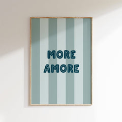 More Amore Poster • Poster mit Spruch für Italienvibes - vonSUSI