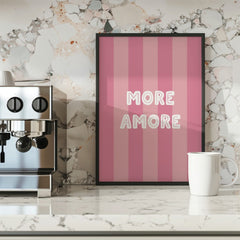 More Amore Poster • Poster mit Spruch für Italienvibes - vonSUSI