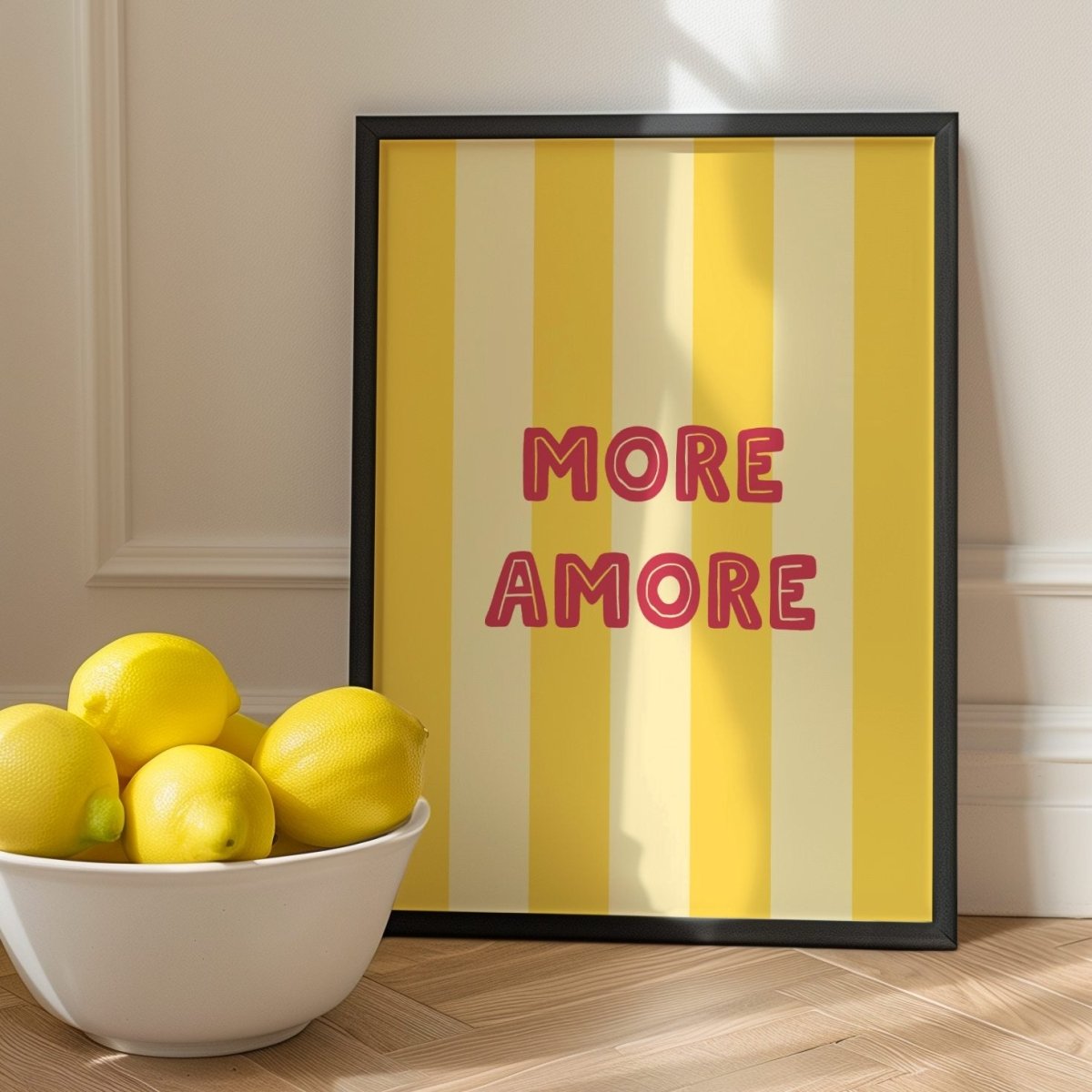 More Amore Poster • Poster mit Spruch für Italienvibes - vonSUSI