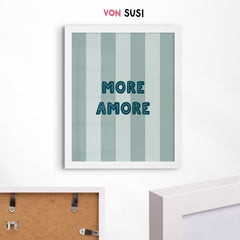 More Amore Poster • Poster mit Spruch für Italienvibes - vonSUSI