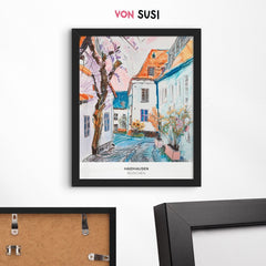 München Poster • Haidhausen Poster mit Illustration - vonSUSI