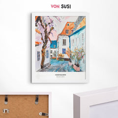 München Poster • Haidhausen Poster mit Illustration - vonSUSI