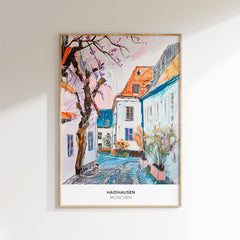 München Poster • Haidhausen Poster mit Illustration - vonSUSI