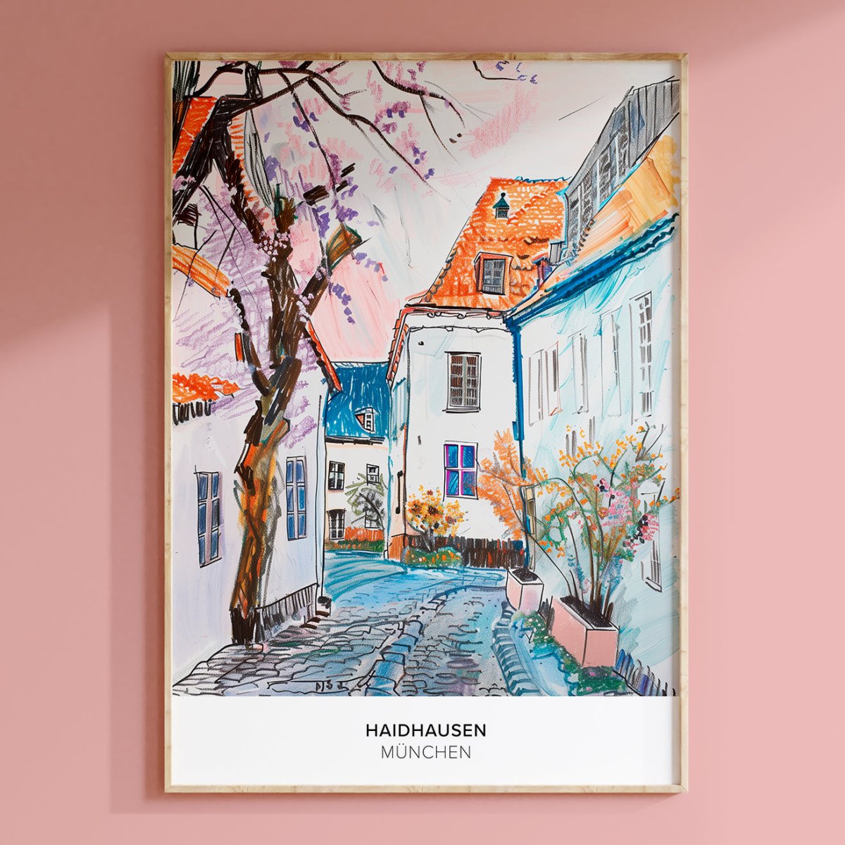 München Poster • Haidhausen Poster mit Illustration - vonSUSI