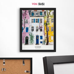 München Poster • Schwabing Poster mit Illustration - vonSUSI