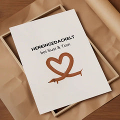 Personalisierbares Dackelposter "Hereingedackelt" - DAS Dackel Geschenk! - vonSUSI Personalisiert