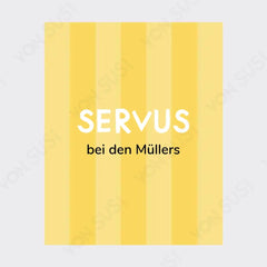 Personalisierbares SERVUS Poster - vonSUSI Personalisiert