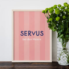 Personalisierbares SERVUS Poster - vonSUSI Personalisiert