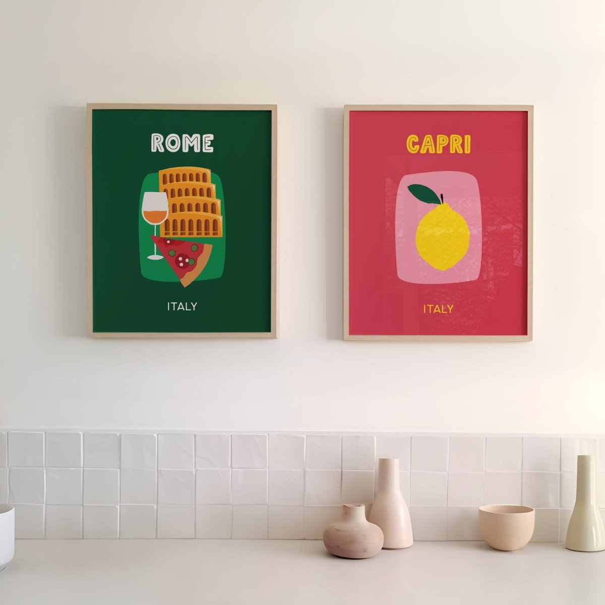 Rom Poster • Städteposter Roma Italien - vonSUSI