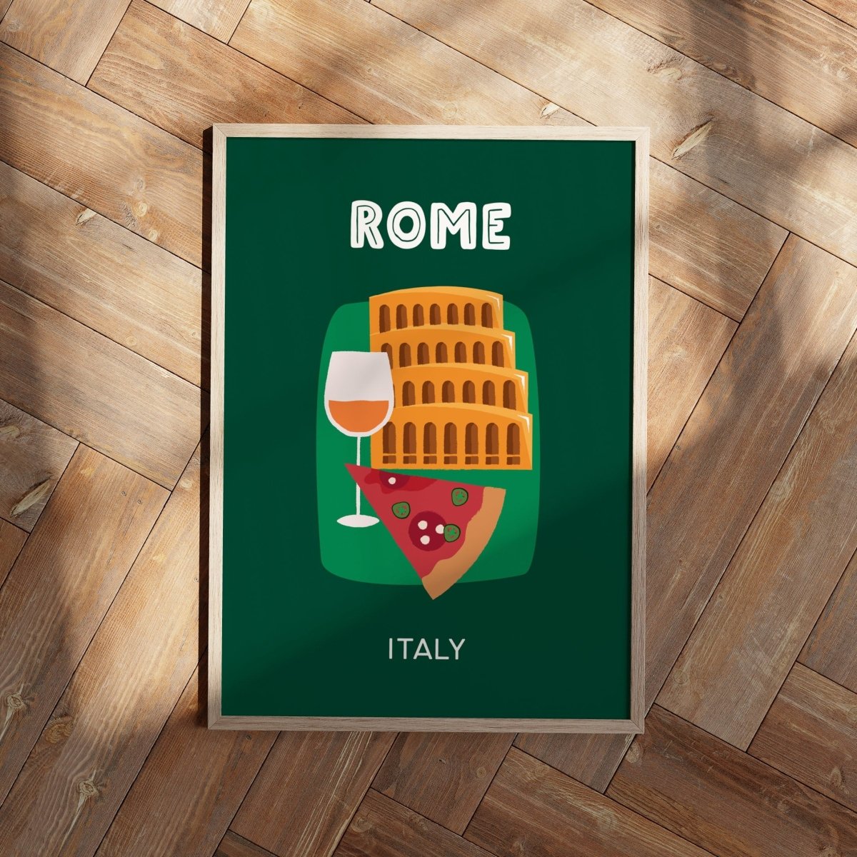 Rom Poster • Städteposter Roma Italien - vonSUSI