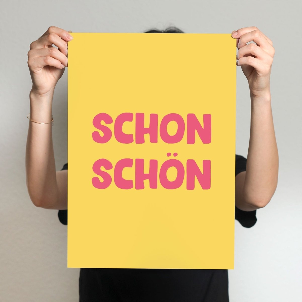 Schon schön Poster • modernes Typografieposter - vonSUSI