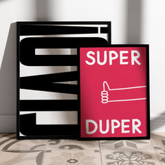 Super Duper Poster – mutiger Kunstdruck für gute Stimmung - vonSUSI