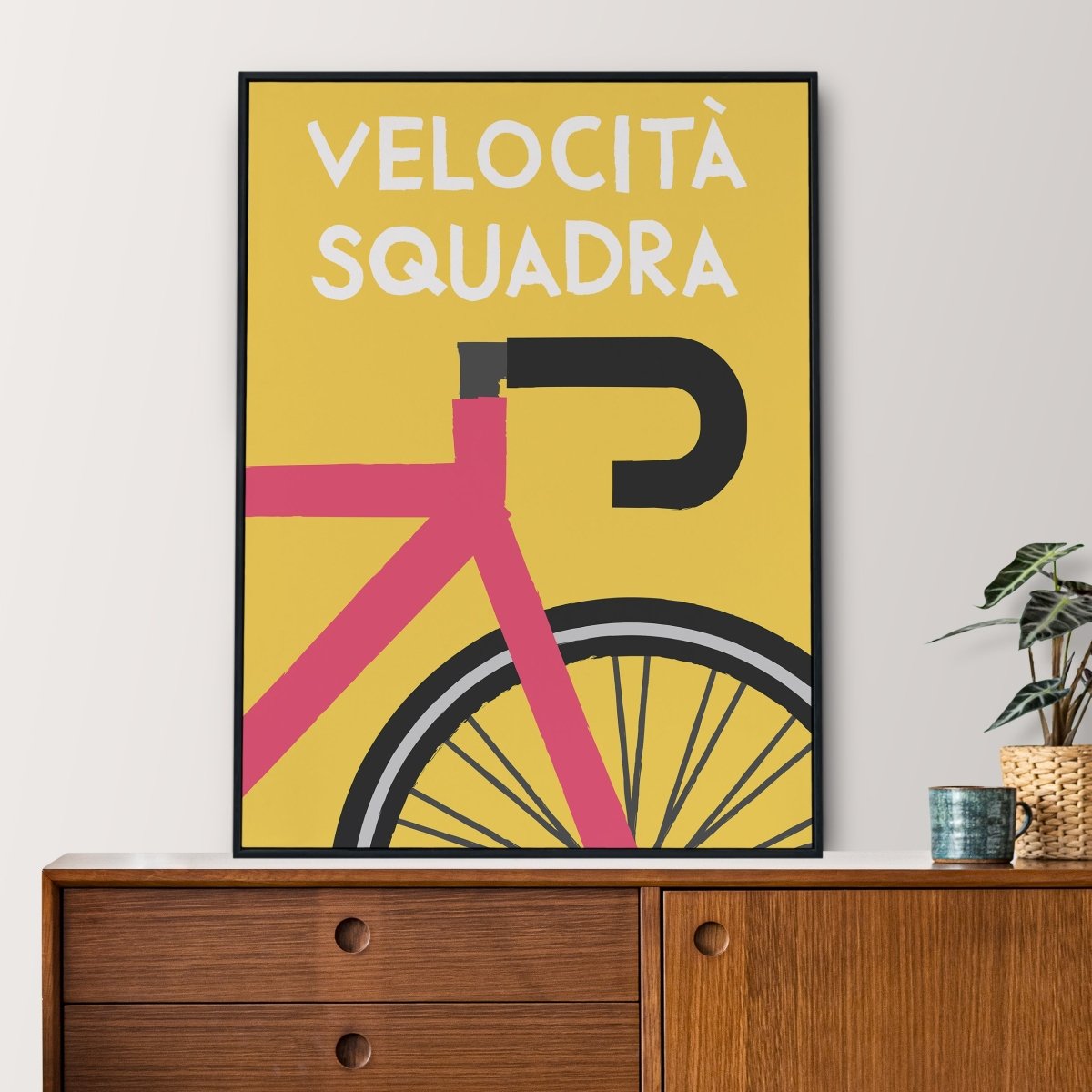 Velocità Squadra Rennrad Poster - vonSUSI