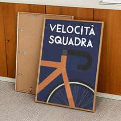 Velocità Squadra Rennrad Poster - vonSUSI