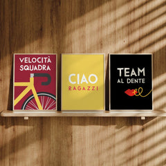 Velocità Squadra Rennrad Poster - vonSUSI